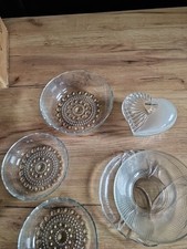 Glasschalen perlenmotiv herz gebraucht kaufen  Brilon