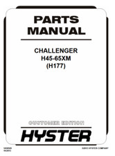 Catálogo de peças de empilhadeira Hyster H45XM, H50XM, H55XM, H60XM, H65XM H177 manual PDF comprar usado  Enviando para Brazil