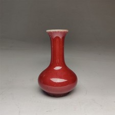 Red glazed vase for sale  Dover
