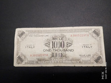 Banconota11 lire 1000 usato  Trambileno