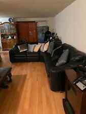 Black leather sleeper for sale  Bronx