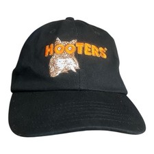 Boné vintage Hooters restaurante chapéu caminhoneiro preto tamanho adulto tamanho único serve para todos comprar usado  Enviando para Brazil