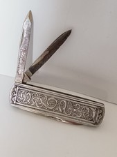 Antikes Manicure Taschenmesser, Solingen, 4-teilig, um 1900 !!! comprar usado  Enviando para Brazil