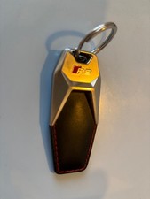 Audi keyring leather for sale  LOUGHTON