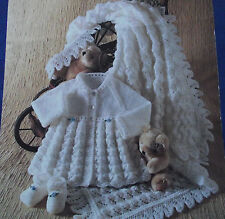 Knitting pattern baby for sale  COLCHESTER