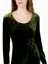 Seidesamt kleid moosgrün gebraucht kaufen Seidesamt kleid moosgrün gebraucht kaufen  Mühltal