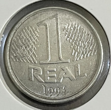 Moeda Brasil 1 Real 1994 - Aço Inoxidável - KM# 636 - lseb681 comprar usado  Brasil 