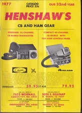 Henshaw citizens band for sale  Hartford