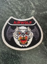 Airwolf embroidered iron for sale  Suffield