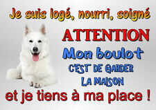 Plaque attention chien d'occasion  Lapalud