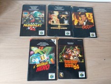 Lot notices nintendo 64 version EU FR (Mario goldeneye donkey kong 64), usado comprar usado  Enviando para Brazil