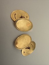 Pair 9ct yellow for sale  LEICESTER