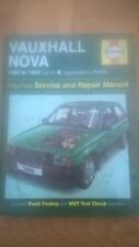 Vauxhall nova haynes for sale  DUKINFIELD