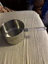Panela de molho de aço inoxidável com cabo de vidro comprar usado  Enviando para Brazil