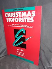 Essential Elements Christmas Favorites: BB Tenor Saxophone by Michael (English) comprar usado  Enviando para Brazil