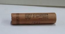 (1) Rolo 1959 centavo Lincoln dos EUA 1c embrulhado em banco 50 moedas comprar usado  Enviando para Brazil