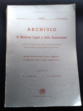 Archivio medicina legale usato  Pavia