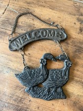 Vintage hanging welcome for sale  PETERBOROUGH