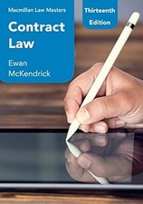 Contract law mckendrick for sale  UK