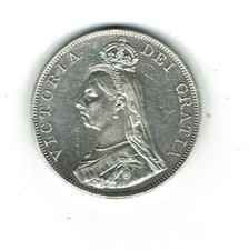 1887 double florin for sale  WELLINGTON