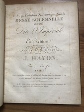 Haydn joseph messe d'occasion  Bordeaux-
