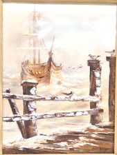 Original oil canvas for sale  Sandown