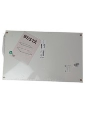 Używany, IKEA BESTÅ Deska regałowa 56x36 cm biała na sprzedaż  Wysyłka do Poland