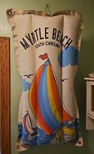 Myrtle Beach SC Balsa de Lona Piscina Praia Flutuante Vintage 1986 GJ Marshall MARSCO comprar usado  Enviando para Brazil