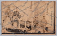 Misturador de concreto antigo RPPC masculino Coltrin Jackson MI? Cartão postal com foto real comprar usado  Enviando para Brazil