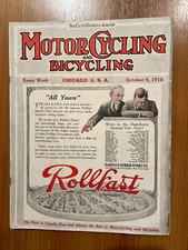 Oct 1916 motorcycling for sale  Buxton