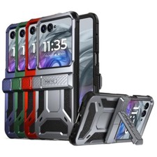 Capa Poetic Spartan para Motorola Moto Razr 2024/2025 com suporte híbrida comprar usado  Enviando para Brazil