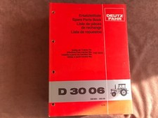 Deutz 3006 ersatzteilliste gebraucht kaufen  Kulmbach