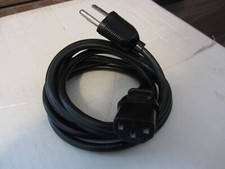 2 cabos de alimentação elétrica ótimo estado AC para Fat PS3 Play Station ou TV comprar usado  Enviando para Brazil