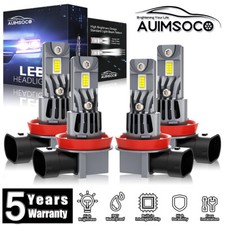Farol de LED para Can-Am Defender HD5 HD8 HD10 combo lâmpadas 4X H11 72000LM comprar usado  Enviando para Brazil