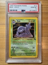 PSA 10 1999 Pokemon Inglês TCG Fossil Muk Holo 13/62 Gem Rate 3.86% comprar usado  Enviando para Brazil