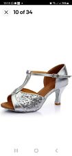 salsa dance shoes diamante for sale  NOTTINGHAM