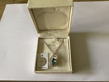 Swarovski blue pendent for sale  BAGSHOT