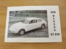 Mini marcos 850 for sale  UXBRIDGE