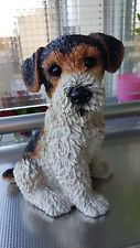 Foxterrier hund tierfigur gebraucht kaufen  Baesweiler