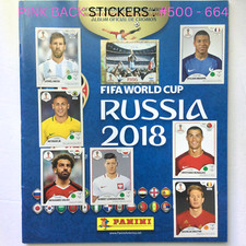 Adesivos Panini Copa do Mundo FIFA 2018 #500 - 664 escolha para completar álbum ROSA ATRÁS comprar usado  Enviando para Brazil