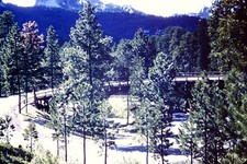 1950s Road Scene Black Hills Area Red Border Kodachrome Slide BF-A comprar usado  Enviando para Brazil