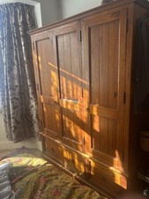 Wardrobe triple solid for sale  BENFLEET