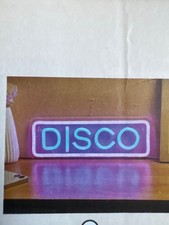 Disco neon light for sale  REDDITCH