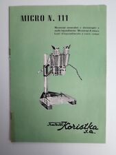 Libretto istruzione microscopi usato  Tivoli