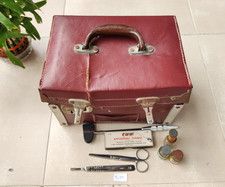 Kit médico vintage com seringa hipodérmica estojo de transporte vermelho e caixa de decoração de ferramentas comprar usado  Enviando para Brazil