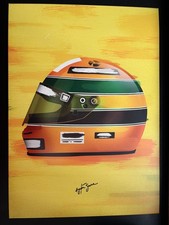 Novo Displate Estampa de Metal - Arte de Capacete Ayrton Senna comprar usado Novo Displate Estampa de Metal - Arte de Capacete Ayrton Senna comprar usado  Enviando para Brazil