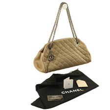 Bolsa Chanel Just Mademoiselle Taupe acolchoada couro de bezerro média - Frete grátis EUA comprar usado  Enviando para Brazil