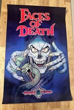 FACES OF DEATH PÔSTER ORIGINAL VÍDEO FILME GÓRGONA CULT HORROR DOC (1983) 25x16, usado comprar usado  Enviando para Brazil