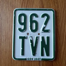 Moped Mofa Roller Nummernschild Kennzeichen 962 TVN - 2007 für Sammler comprar usado  Enviando para Brazil