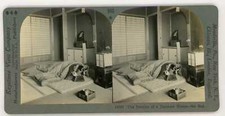 Japão ~ MENINA DORMINDO EM UMA CAMA FUTON ~ Stereoview 14727 940 comprar usado  Enviando para Brazil